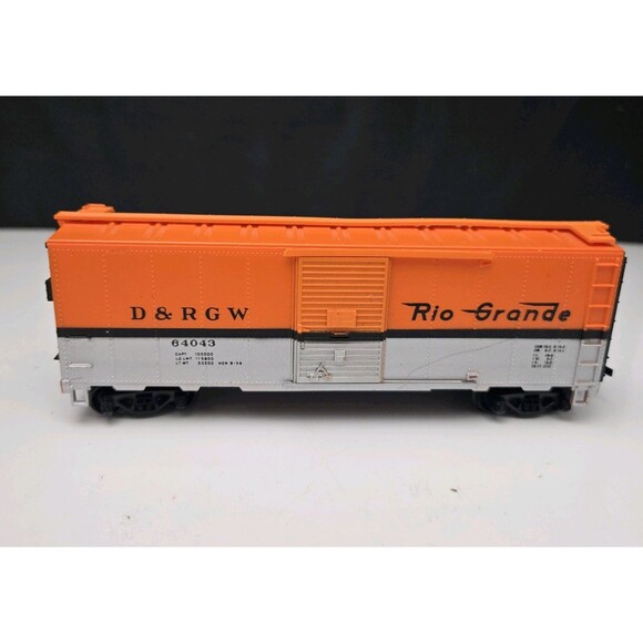 Vintage Denver & Rio Grande D&RGW Box Car 64043 HO Scale No Box - Picture 3 of 12